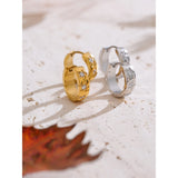 Stella Zirconia Star Hoop Earrings - Elegant & Allergy-Free | Huna Jewelry
