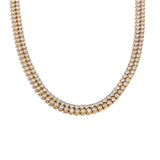 Ember Two-Row Tennis Chain – Sparkling & Elegant Necklace | Huna Jewelry