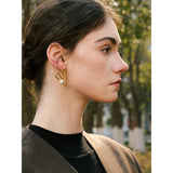 Eilidh Heart Pearl Earrings – Waterproof, Modern & Sophisticated | Huna Jewelry