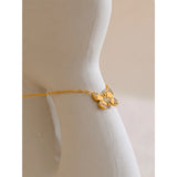Leilani Butterfly Pendant Necklace – Chic & Water-Resistant Jewelry | Huna Jewelry