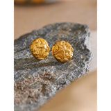 Bronte Starfish Stud Earrings – Round, Waterproof & Coastal Chic | Huna Jewelry