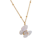 Heather Butterfly Pendant Necklace – Waterproof & Hypoallergenic | Huna Jewelry