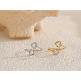 Adjustable Lucky Love Double Open Heart Ring – Timeless Elegance | Huna Jewelry