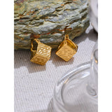 Jemima Square Earrings – Modern Water-Resistant Jewelry | Huna Jewelry