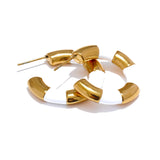 Lucille C Hoop Earrings – Colorful & Rust-Proof Statement Jewelry | Huna Jewelry