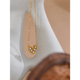 Hara Heart Pendant Necklace – Dainty Romantic Waterproof Jewelry | Huna Jewelry