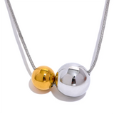 Hattie Bead Pendant Necklace – Minimalist & Elegant Jewelry | Huna Jewelry