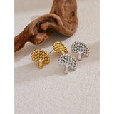 Cora Tree Stud Earrings – Unique & Stylish Jewelry | Huna Jewelry