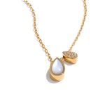 Isadora Droplets Pendant – Elegant & Minimalist Necklace | Huna Jewelry