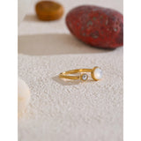 Elowyn Shell Ring – Unique & Delicate Elegant Jewelry | Huna Jewelry