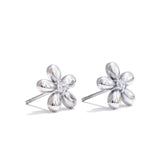 Brooke Flower Stud Earrings – Elegant, Chic & Perfect for Daily Wear | Huna Jewelry