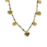 Ella Heart Drop Necklace – Dainty & Waterproof Jewelry for Women | Huna Jewelry