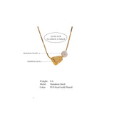 Paisley Pearl Pendant Necklace – Sleek & Modern Statement Jewelry | Huna Jewelry