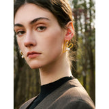 Eilidh Heart Pearl Earrings – Waterproof, Modern & Sophisticated | Huna Jewelry
