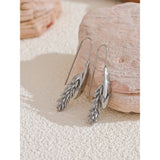 Layla Wheat Hook Earrings – Elegant Water-Resistant Jewelry for Daily Wear | Huna Jewelry