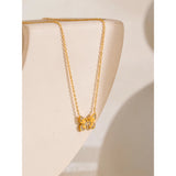Leilani Butterfly Pendant Necklace – Chic & Water-Resistant Jewelry | Huna Jewelry