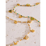 Ella Heart Drop Necklace – Dainty & Waterproof Jewelry for Women | Huna Jewelry