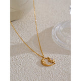 Xanthe Moon Star Necklace – Dainty & Celestial Opal Piece | Huna Jewelry