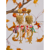 Holland Heart & Seashell Starfish Earrings – Beach-Inspired Dangles | Huna Jewelry