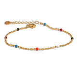 Zoey Beaded Bracelet – Dainty & Colorful Stackable Jewelry | Huna Jewelry