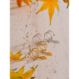 Noemi Leaf Cuff Earrings – Stylish No-Piercing Jewelry | Huna Jewelry
