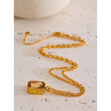 Odessa Champagne Zirconia Pendant – Elegant & Sparkly Necklace | Huna Jewelry