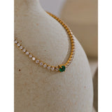 Lyda Tennis Bracelet – Delicate & Timeless Cubic Zirconia Jewelry | Huna Jewelry