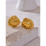 Tilly Flower Stud Earrings – Unique & Rust-Proof Jewelry | Huna Jewelry