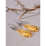 Hayden Aqua Drop Dangle Earrings – Bold & Elegant Statement Jewelry | Huna Jewelry
