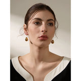 Jordyn Water Drop Earrings – Polished & Hypoallergenic Jewelry | Huna Jewelry