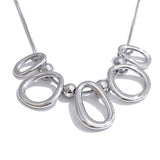 Caro Oval Pendant Necklace – Hollow Gold Water-Resistant Jewelry | Huna Jewelry