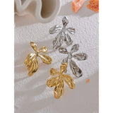 Blair Flower Stud Earrings – Elegant, Chic & Waterproof Design | Huna Jewelry
