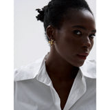 Dinah Geometric Stud Earrings – Modern & Chic Jewelry | Huna Jewelry