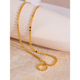 Ora Square Chain Necklace – Minimalist Polished Jewelry for Women | Huna Jewelry