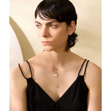 Antoinette Square Heart Pendant Necklace – Elegant 18K Gold Jewelry | Huna Jewelry