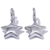 Hope Star Drop Hoop Earrings – Polished & Chic Statement Jewelry | Huna Jewelry
