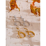 Lumi Crystal Drop Earrings – Delicate & Elegant Jewelry | Huna Jewelry