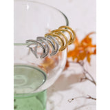 Alana Twisted Cuff Earrings – Minimalist, Non-Piercing & Water-Resistant | Huna Jewelry