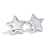 Juno Star Stud Earrings – Polished, Rust Proof & Timeless Style | Huna Jewelry