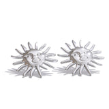 Bowie Sun Stud Earrings – Waterproof & Stylish Design | Huna Jewelry