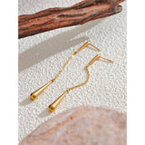 Gracelynn Teardrop Drop Earrings – Elegant & Hypoallergenic Jewelry | Huna Jewelry