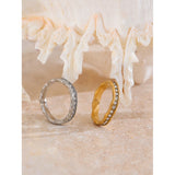 Ellis Sparkly Thin Ring – Dainty & Water-Resistant Jewelry | Huna Jewelry