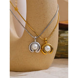 Eliana Pearl Pendant Necklace – Waterproof & Elegant Jewelry | Huna Jewelry