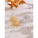 Bowie Sun Stud Earrings – Waterproof & Stylish Design | Huna Jewelry