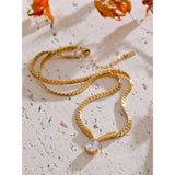 Cosima Waterdrop Pendant Necklace – Bold, Elegant & Classic Jewelry | Huna Jewelry