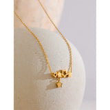 Ezra Star Pendant Necklace – Delicate & Hypoallergenic Jewelry | Huna Jewelry