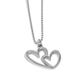 Viviana Entwined Hearts – Hollow Heart Earrings & Necklace Set | Huna Jewelry
