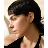 Juliana Colorful Drop Hoop Earrings – Trendy & Waterproof Jewelry | Huna Jewelry