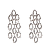 Beau Round Drop Earrings – Hollow Dangle Statement, Waterproof | Huna Jewelry