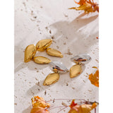 Cameron Leaf Drop Earrings – Unique Waterproof Statement Jewelry | Huna Jewelry